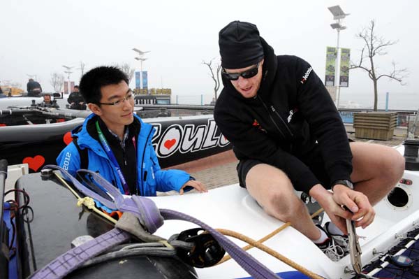 Chinese student chosen as Olympic volunteer