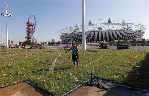 Olympic atmosphere in London ahead of Games opening