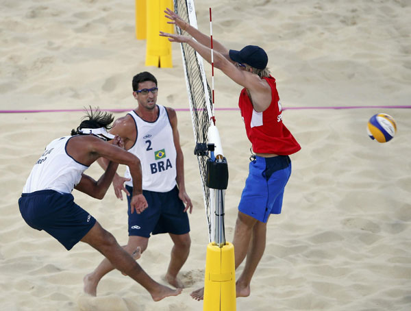 Men's beach volleyball preliminary matches