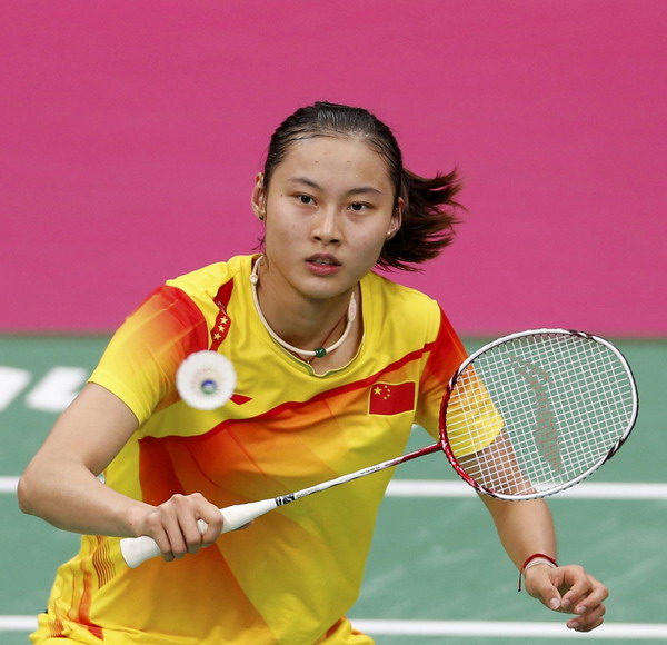 Wang upsets Indian hope, Denmark take bronze