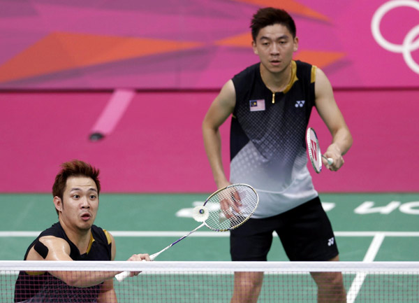 China's Cai and Fu reach men's doubles final