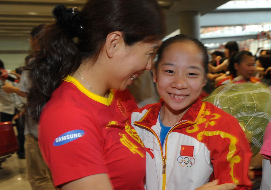 Olympic heroes receive warm welcome