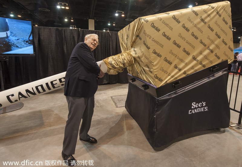 Buffett at Berkshire Hathaway's shareholder's meeting 2014