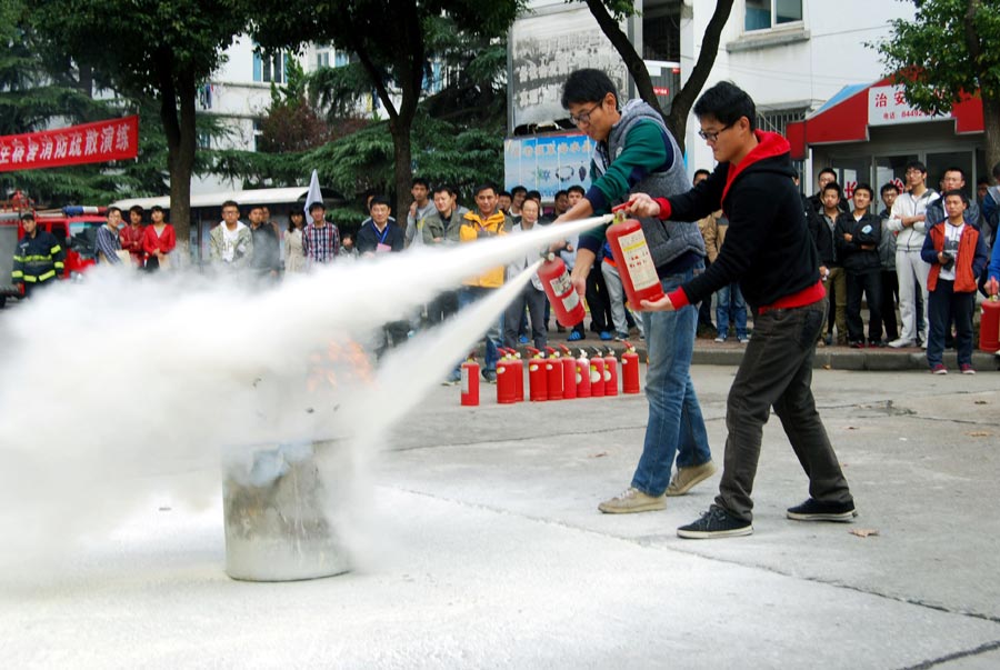 Fire fighting drills held across China