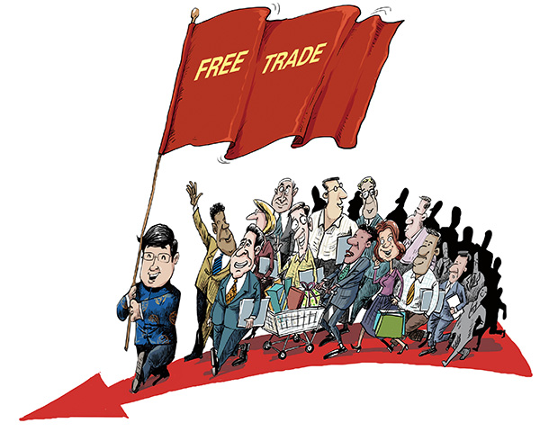 China must be flag-bearer for free trade