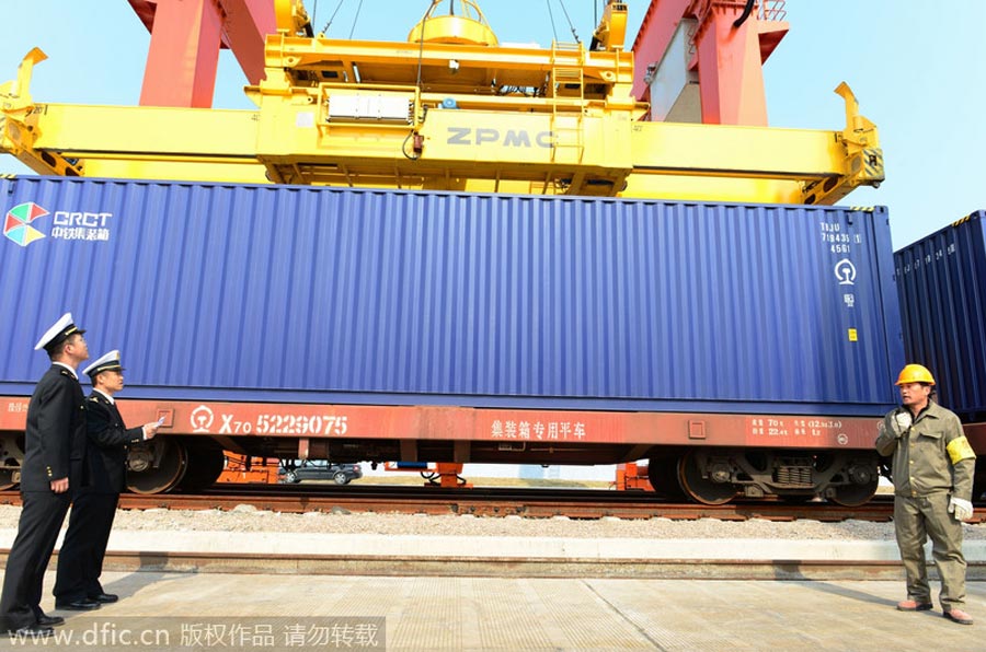 China launches freight train service to Spain