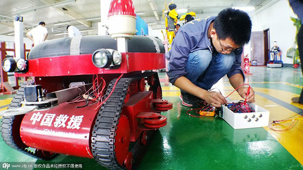 Peek inside robot manufacturing plant in Heilongjiang