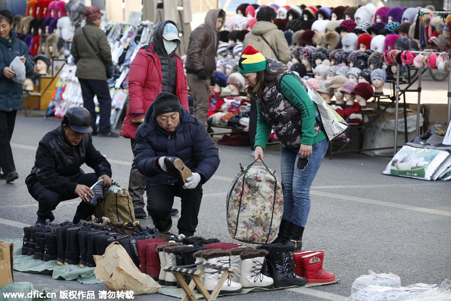 They live in Russia, but shop in China