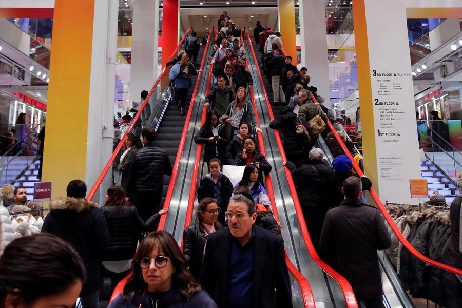 Shoppers splurged during 'Black Friday' sales around the globe