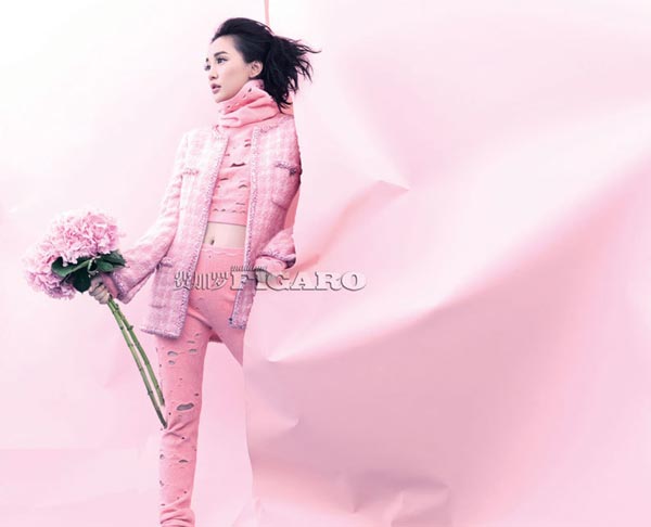 Zhou Xun graces Figaro magazine