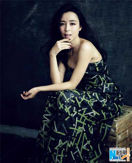 Actress Zhang Jingchu covers fashion magazine