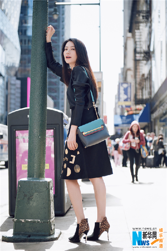 Street snapshots of Gao Yuanyuan in New York