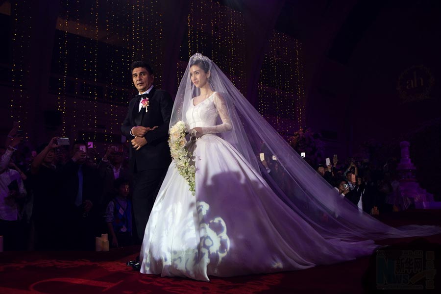 Wedding ceremony of Huang Xiaoming and Angelababy