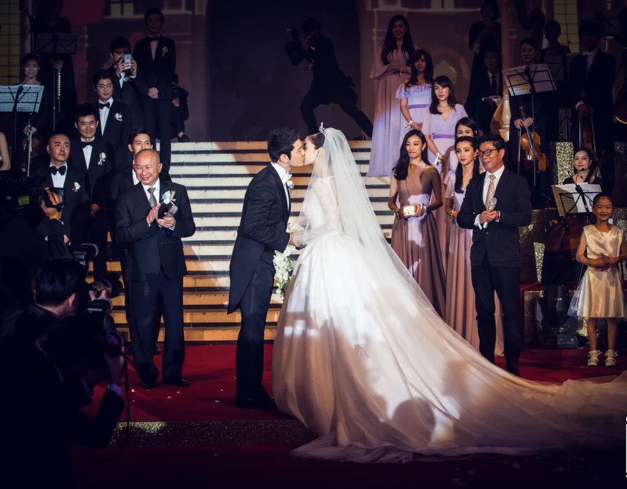 Wedding ceremony of Huang Xiaoming and Angelababy