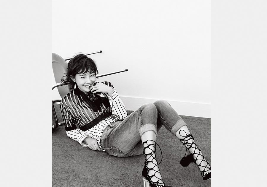 Actress Bai Baihe graces <EM>L'Officiel</EM> magazine