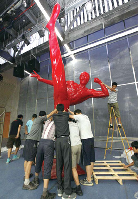 'China's Statue of Liberty' under way