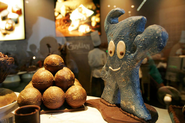 Belgium chocolate on display at Shanghai Expo