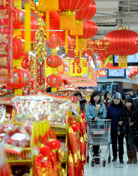 Sales boosting measures taken for Spring Festival