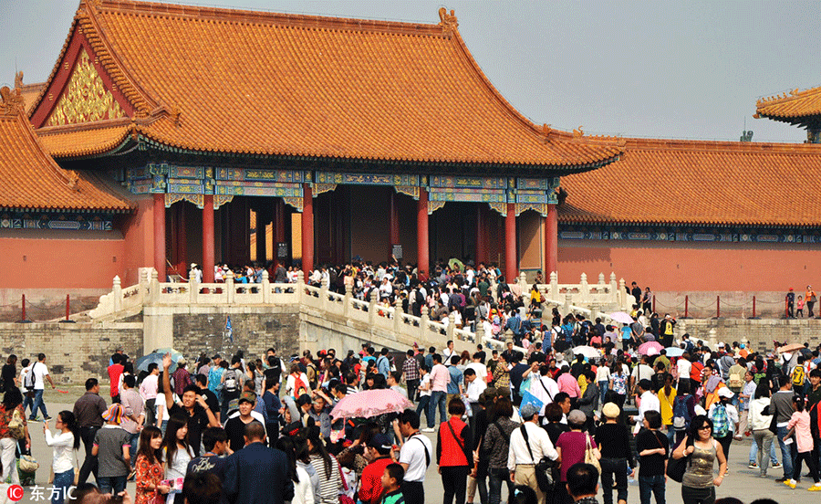 Palace Museum tickets sold out in 2 hours on the second day of holiday