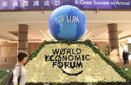 Flower-dotted Dalian welcomes guests for Summer Davos