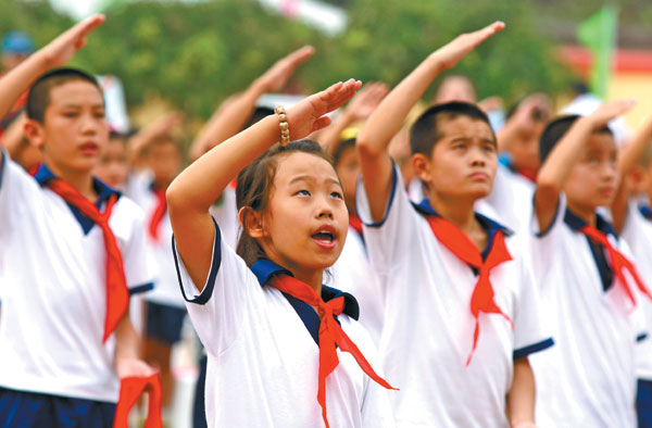 Back to school after Beijing flood