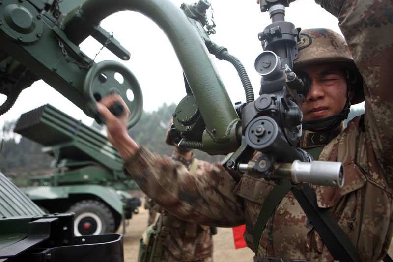 Soldier tactical training in SW China