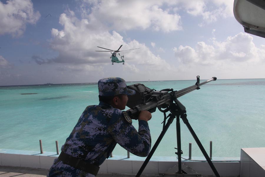 China Navy patrols Nansha islands