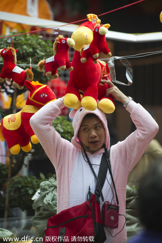 Horses star in this year's Spring Festival fair