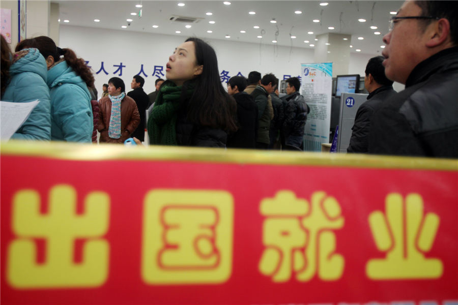 Spring Festival gives way to job fairs