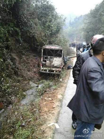 Six dead in central China road accident