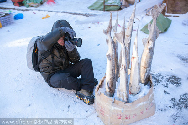 China's easternmost fish market