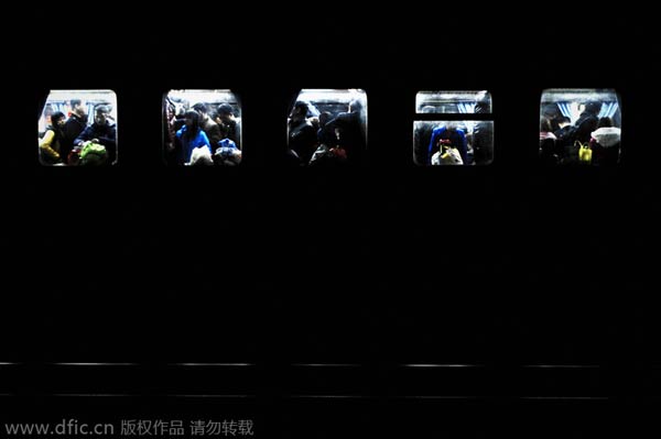 The Spring Festival train home