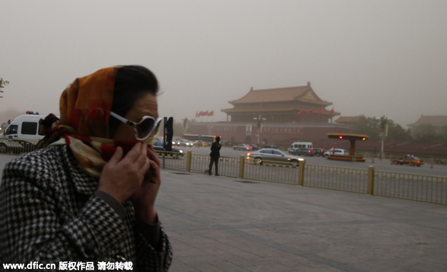 Beijing blasted by strongest sandstorm in 13 years