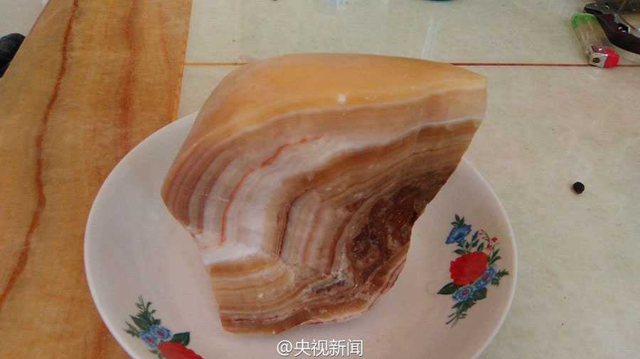 Rocks that can be mistaken for bacon found in NW China