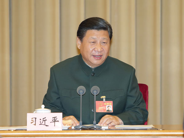 Xi urges breakthroughs in military structural reform