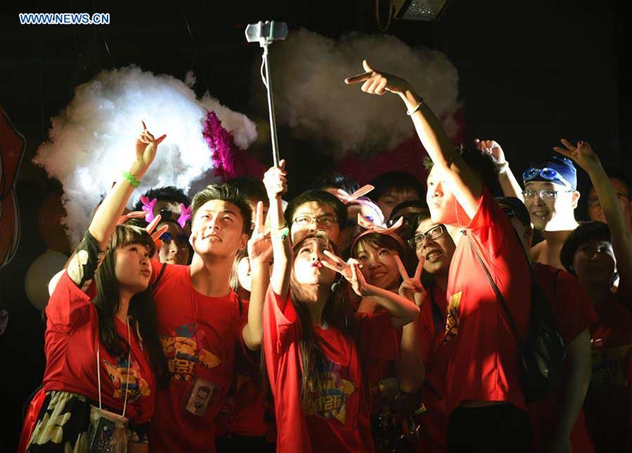 People greet new year across China