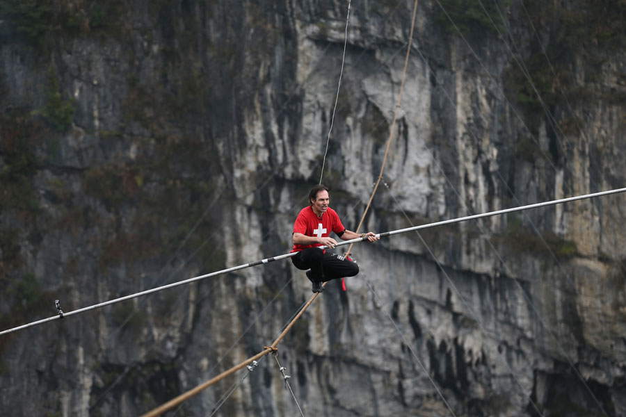 Swiss man wins Running Wireman challenge