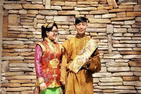 Couple on epic wedding trip to don 56 ethnic costumes