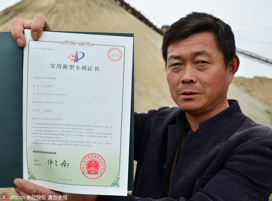 Chinese farmer granted patent for submarine