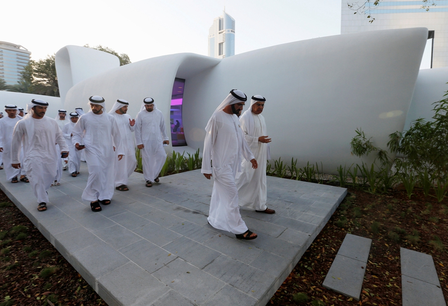 China-made world's first functional 3D printed building opens in Dubai