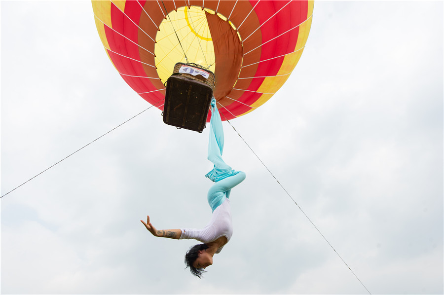 Airborne yoga