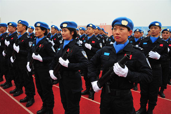 Chinese UN peacekeepers young and eager to break language barriers