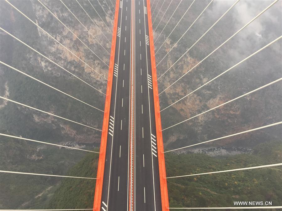 World's highest bridge opens in Guizhou