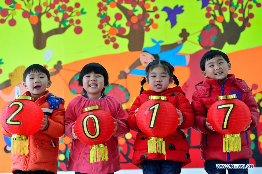 People greet upcoming new year across China