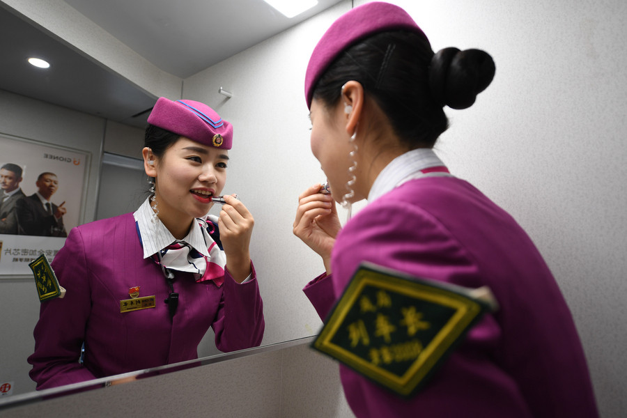 High speed train crew ensures happy journey on the fast track