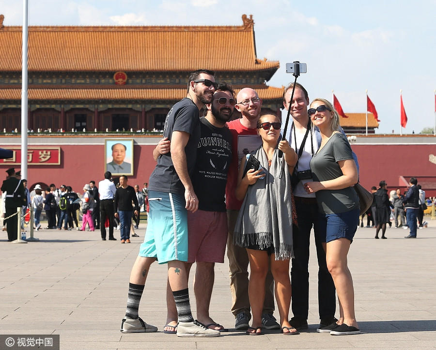 Blue skies over Beijing