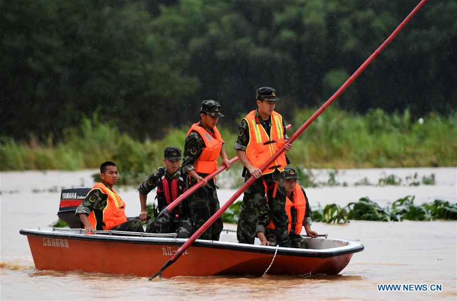 East China's Jiangxi suffers from torrential rainfall