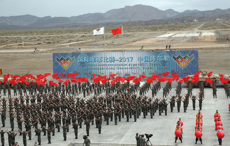 Intl Army Games 2017 kick off in China