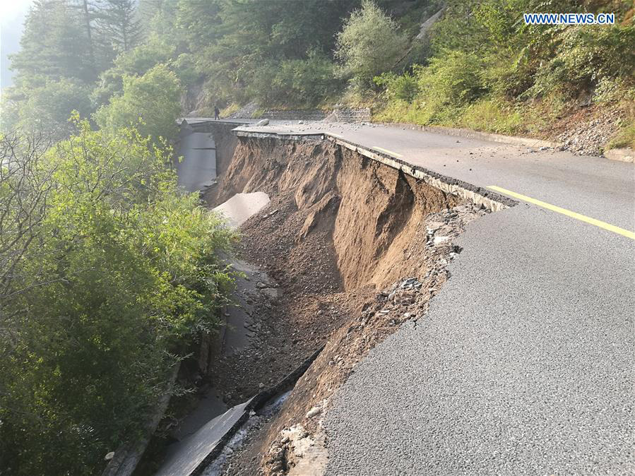 Aftermath of 7.0-magnitude quake in Jiuzhaigou, SW China