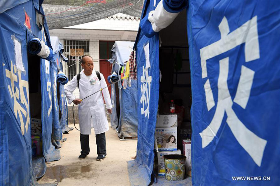 Rescue work underway in flood-hit Wenxian, China's Gansu